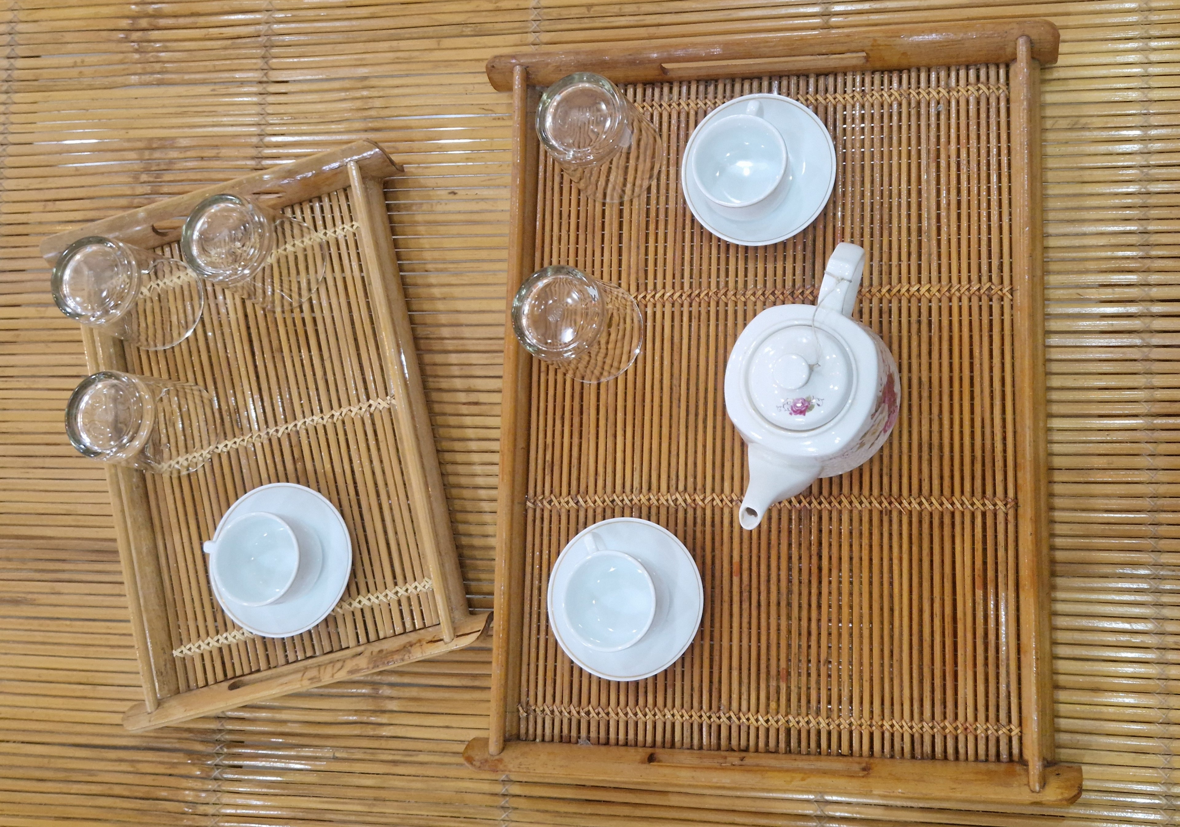 Plateau "Esprit Bambou" - Fabriquée main au Vietnam