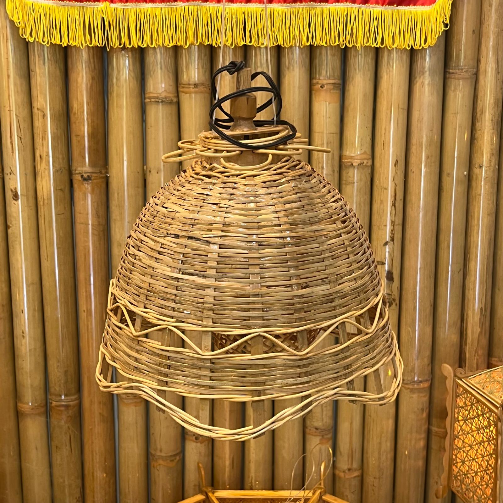 Suspension Bulle Nature -Fabriquée main au Vietnam