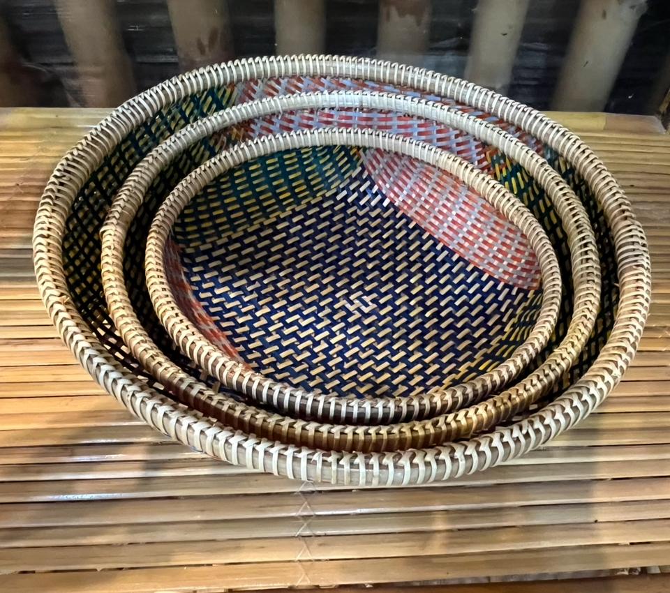 Corbeille des rizières - Fabriquée main au Vietnam