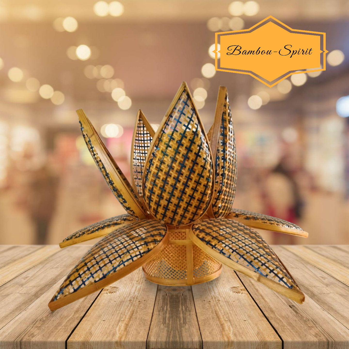 Lotus Flower Bamboo Lamps