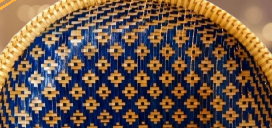 Corbeille Petit Mandala -Fabriquée main au Vietnam