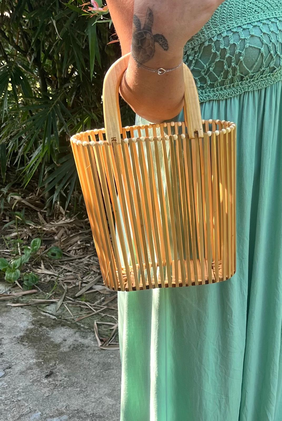 Sac Bambou-Élégance - Fabriquée main au Vietnam