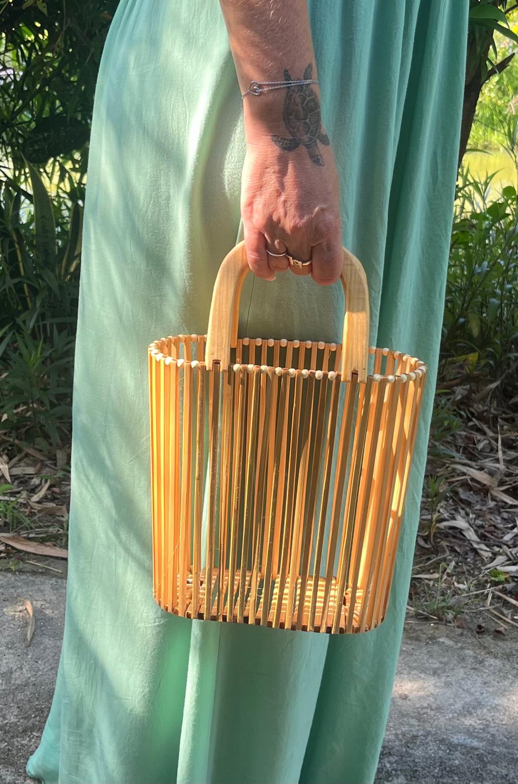 Sac Bambou-Élégance - Fabriquée main au Vietnam