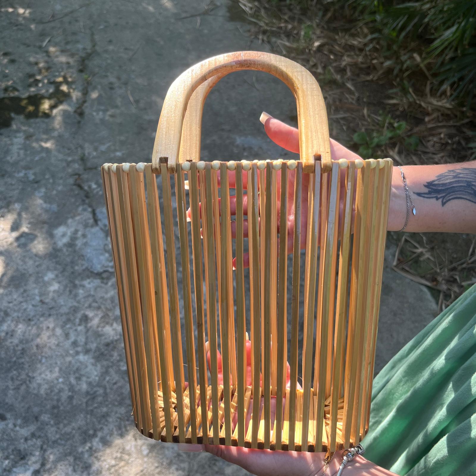 Sac Bambou-Élégance - Fabriquée main au Vietnam
