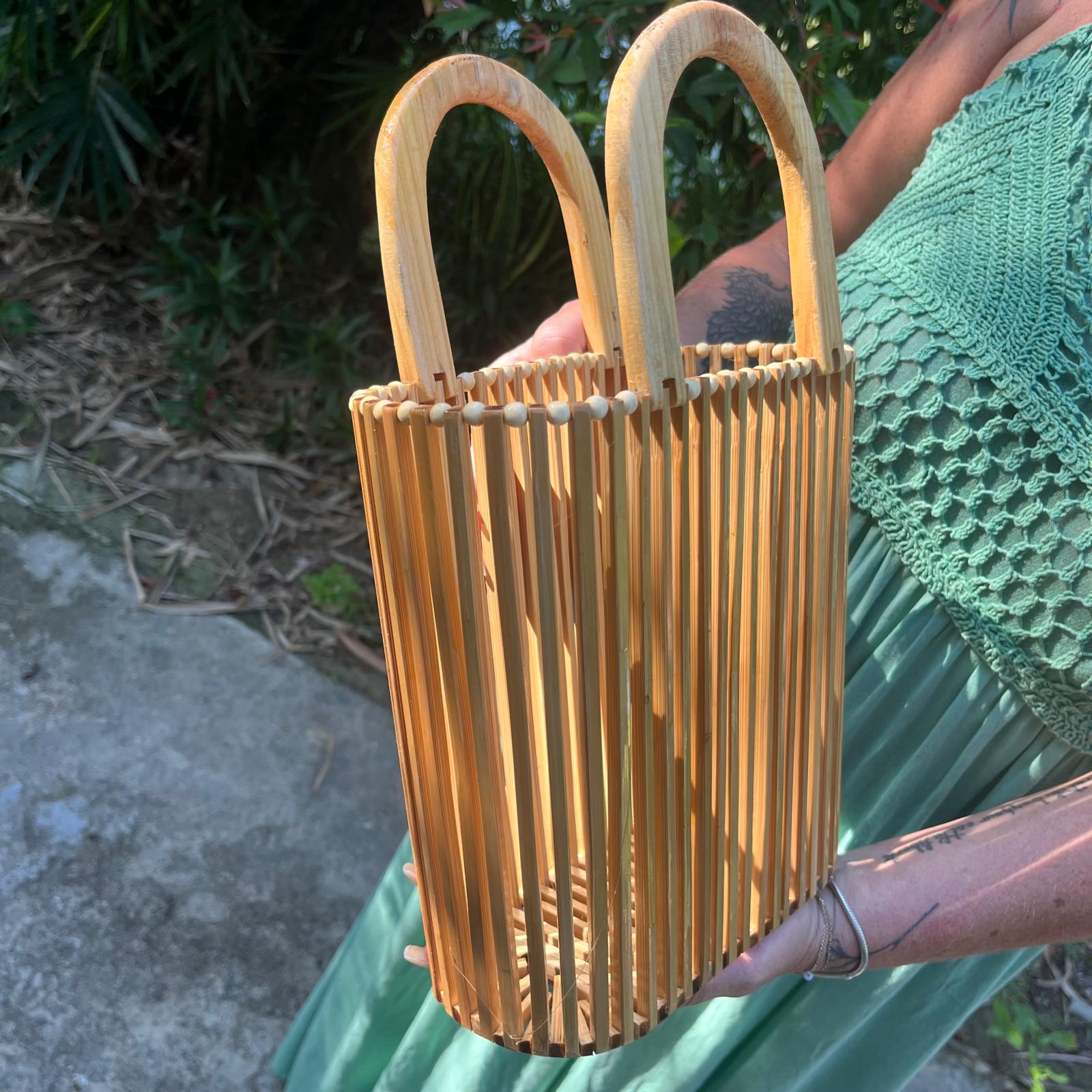 Sac Bambou-Élégance - Fabriquée main au Vietnam