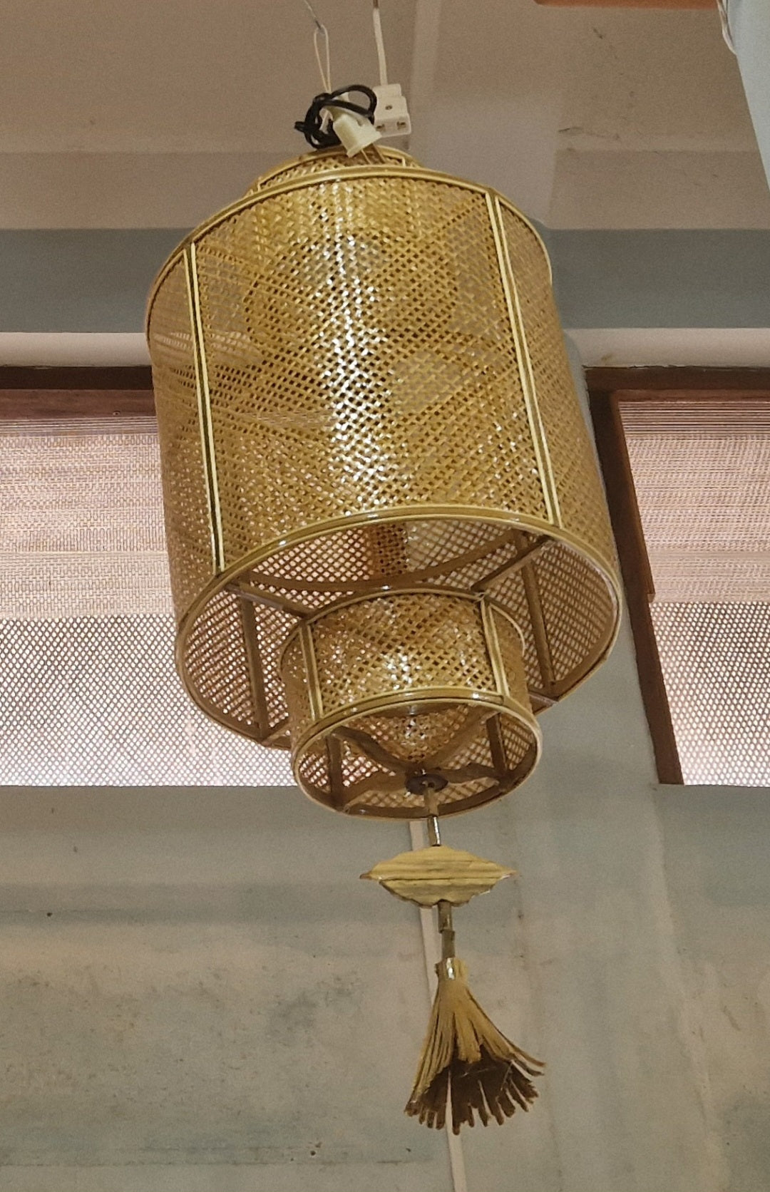 Suspension Ombre Jumelle - Fabriquée main au Vietnam