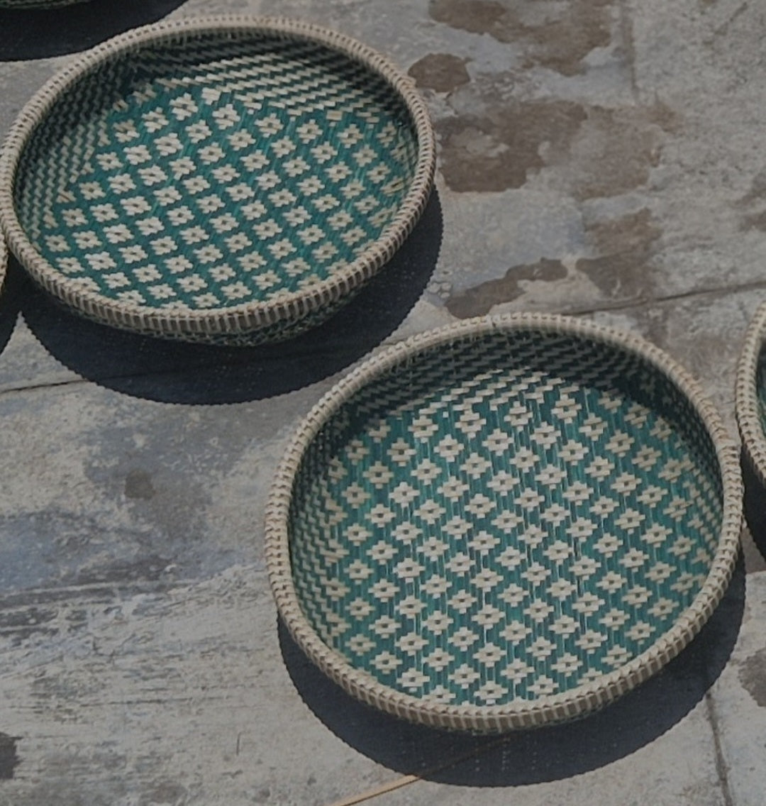 Corbeille Petit Mandala -Fabriquée main au Vietnam