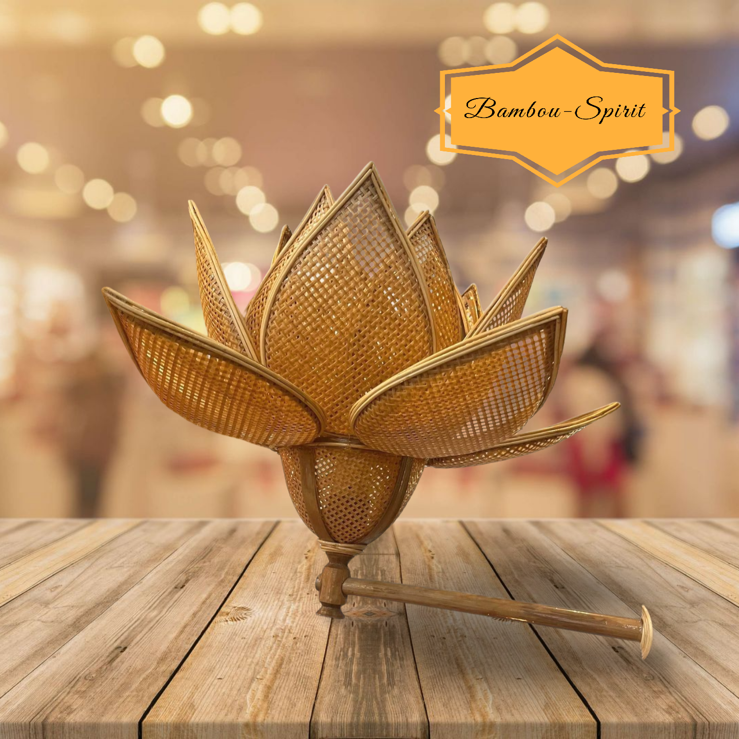 Appli Murale Lotus Nature  - Fabriquée main au Vietnam
