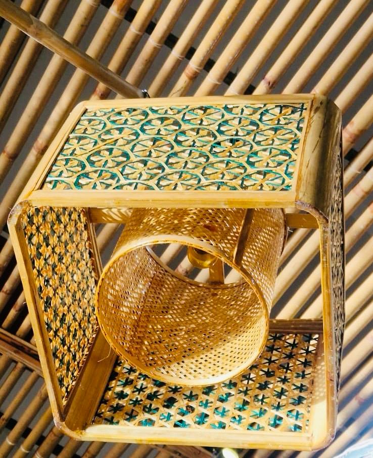 Suspension Cube Ciel Etoilé- Fabriquée main au Vietnam