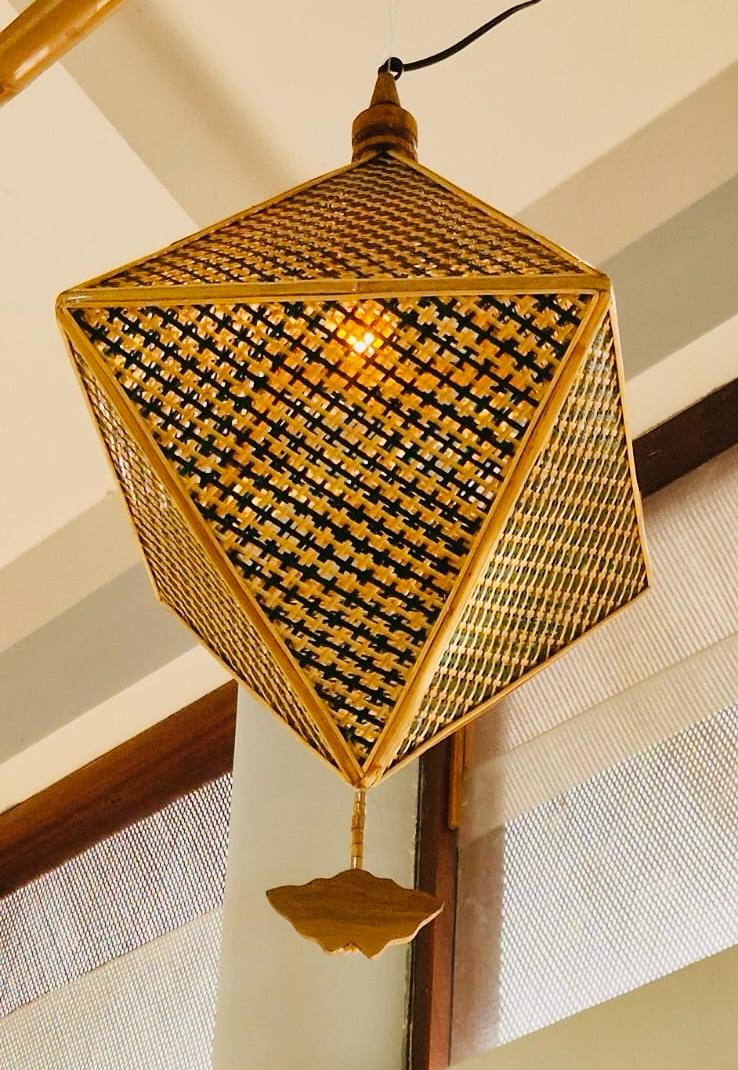 Suspension Diamant Ciel Etoilé- Fabriquée main au Vietnam