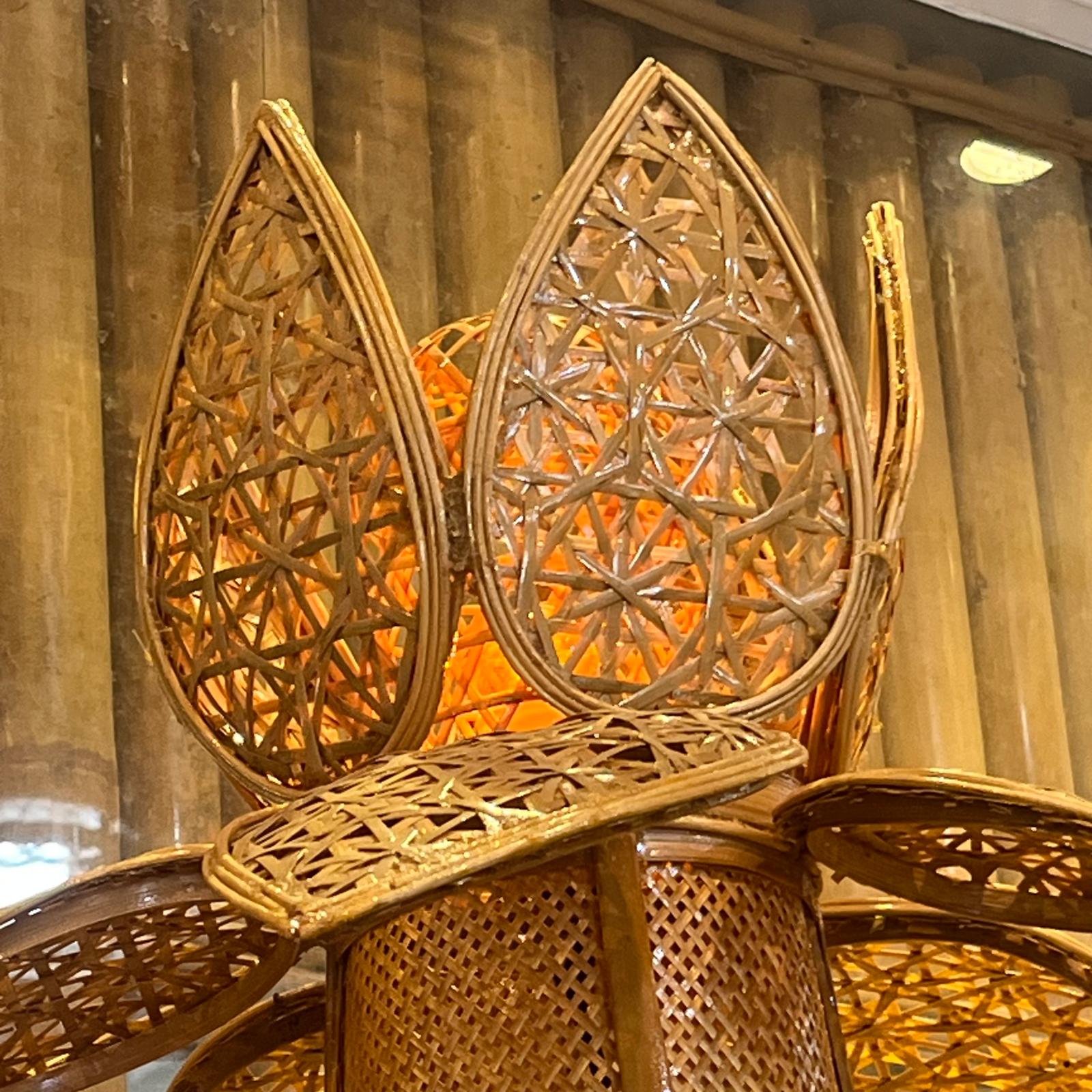Lotus Flower Bamboo Lamps