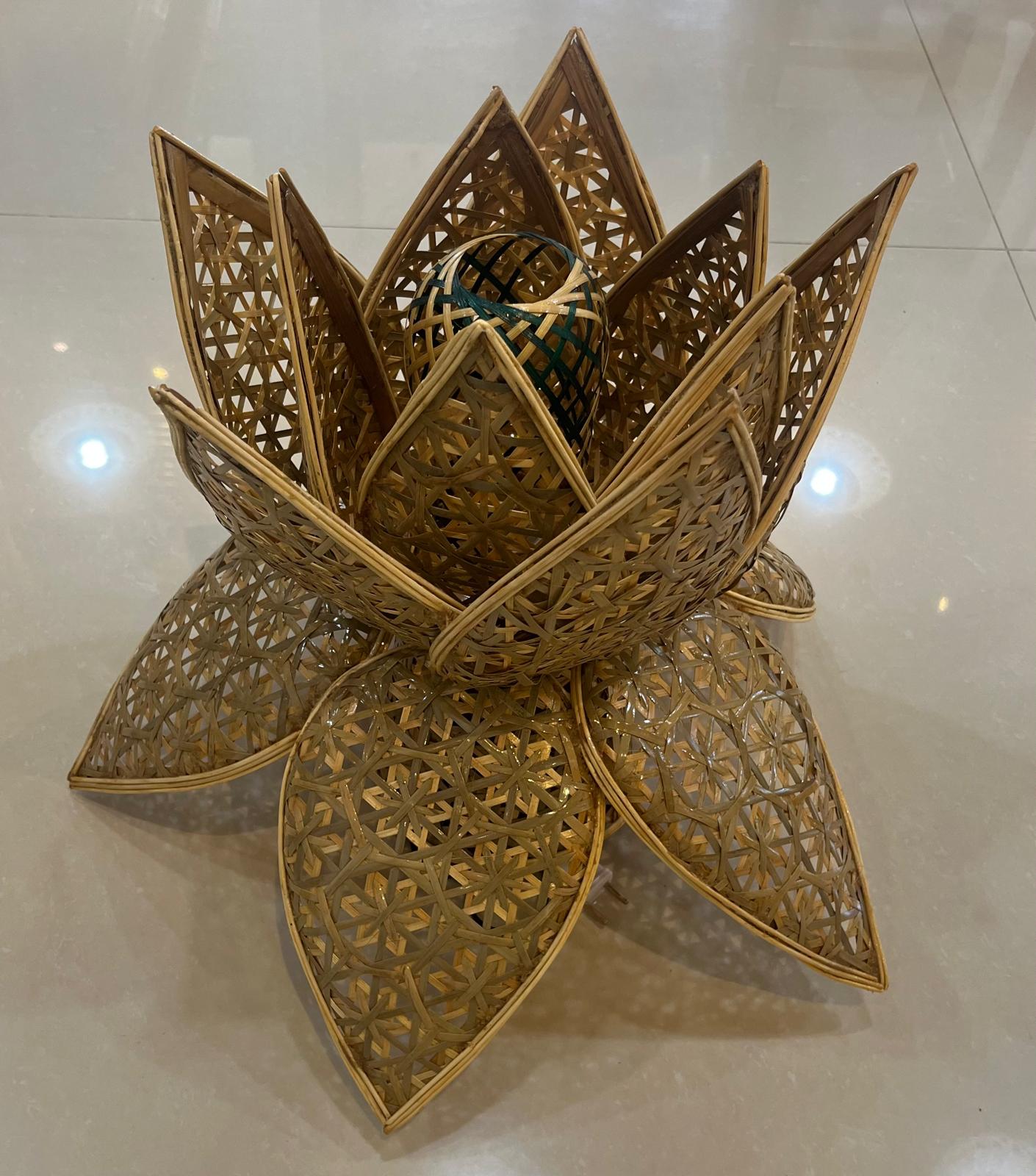Lotus Flower Bamboo Lamps