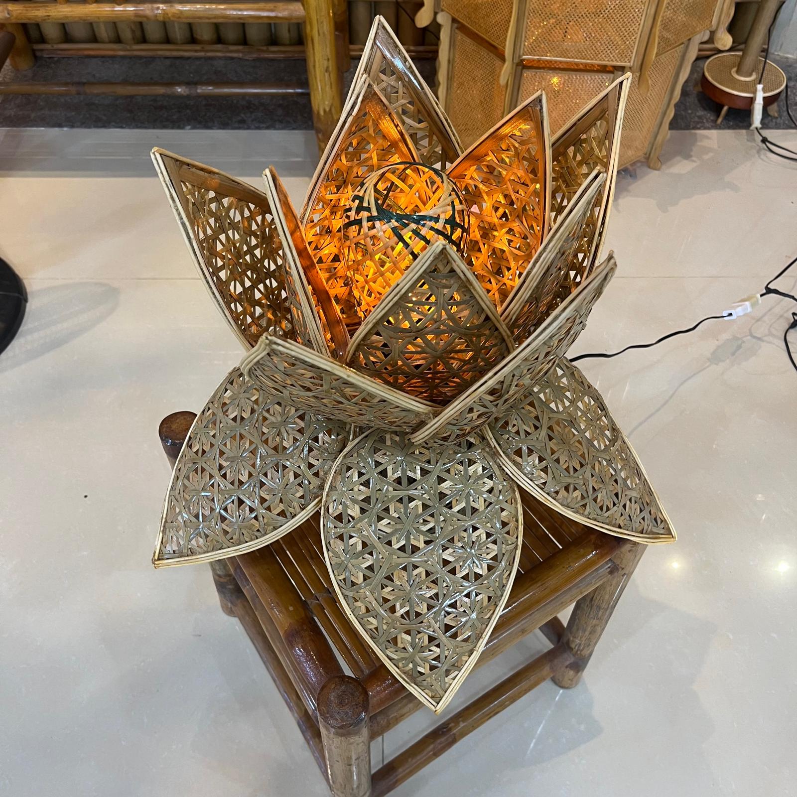 Lotus Flower Bamboo Lamps