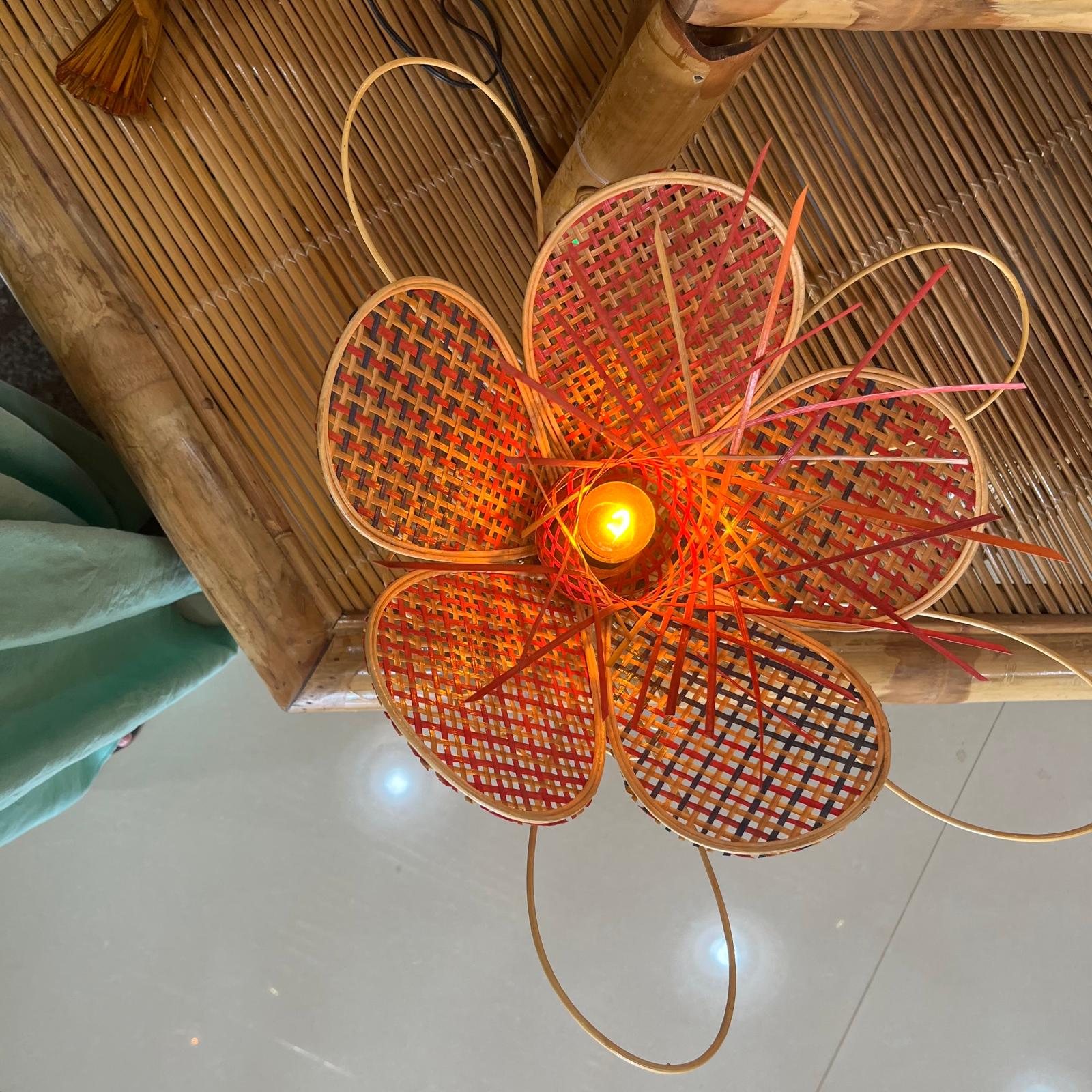 Appli Murale Nénuphar - Fabriquée main au Vietnam