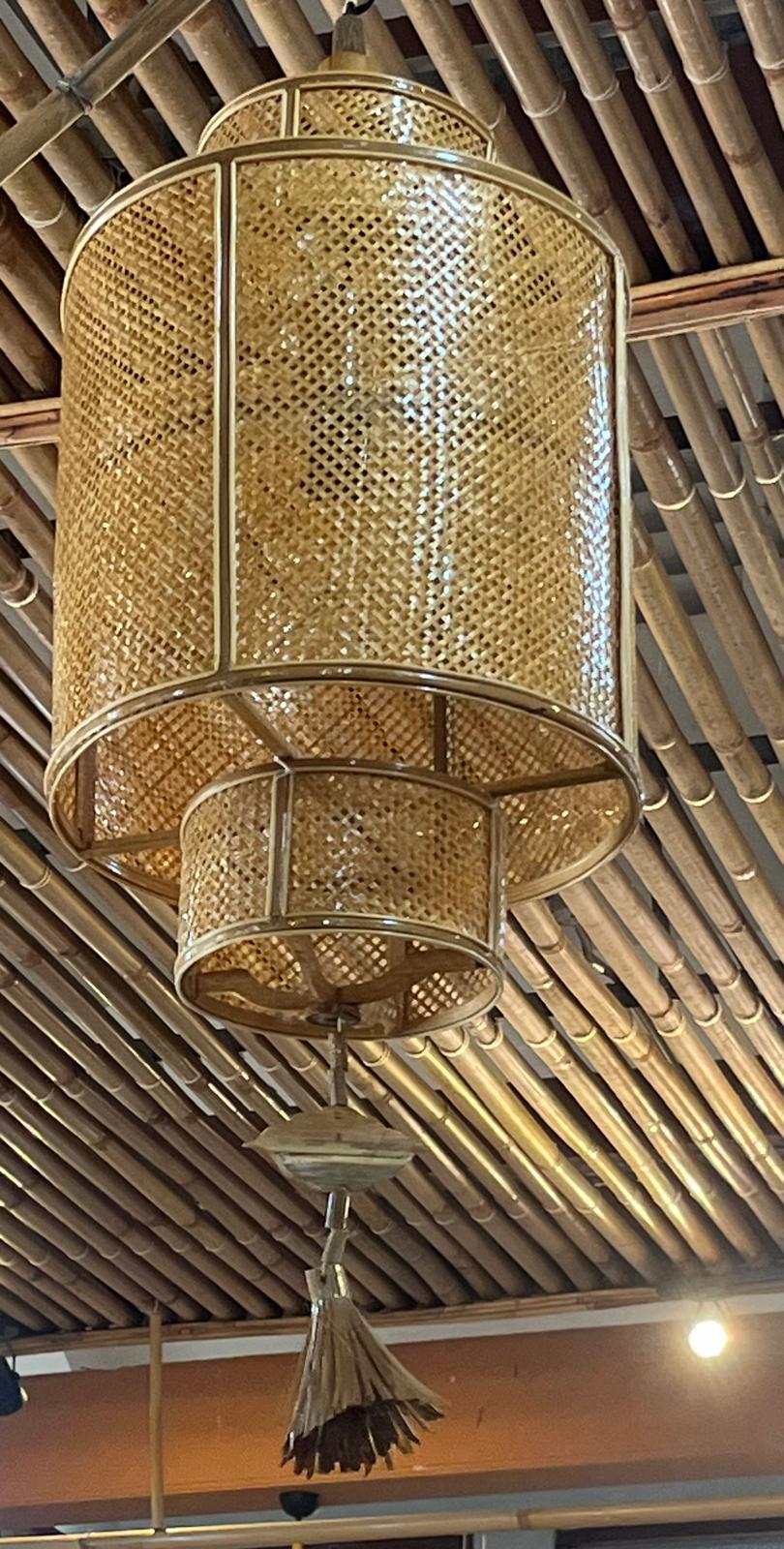 Suspension Ombre Jumelle - Fabriquée main au Vietnam