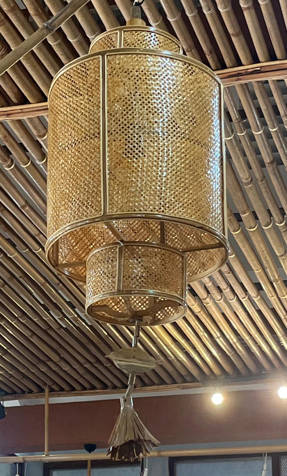 Suspension Ombre Jumelle - Fabriquée main au Vietnam