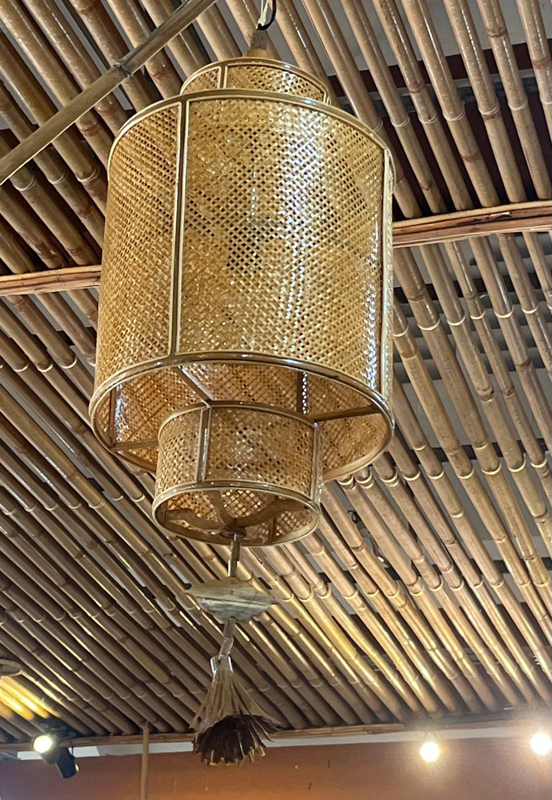 Suspension Ombre Jumelle - Fabriquée main au Vietnam