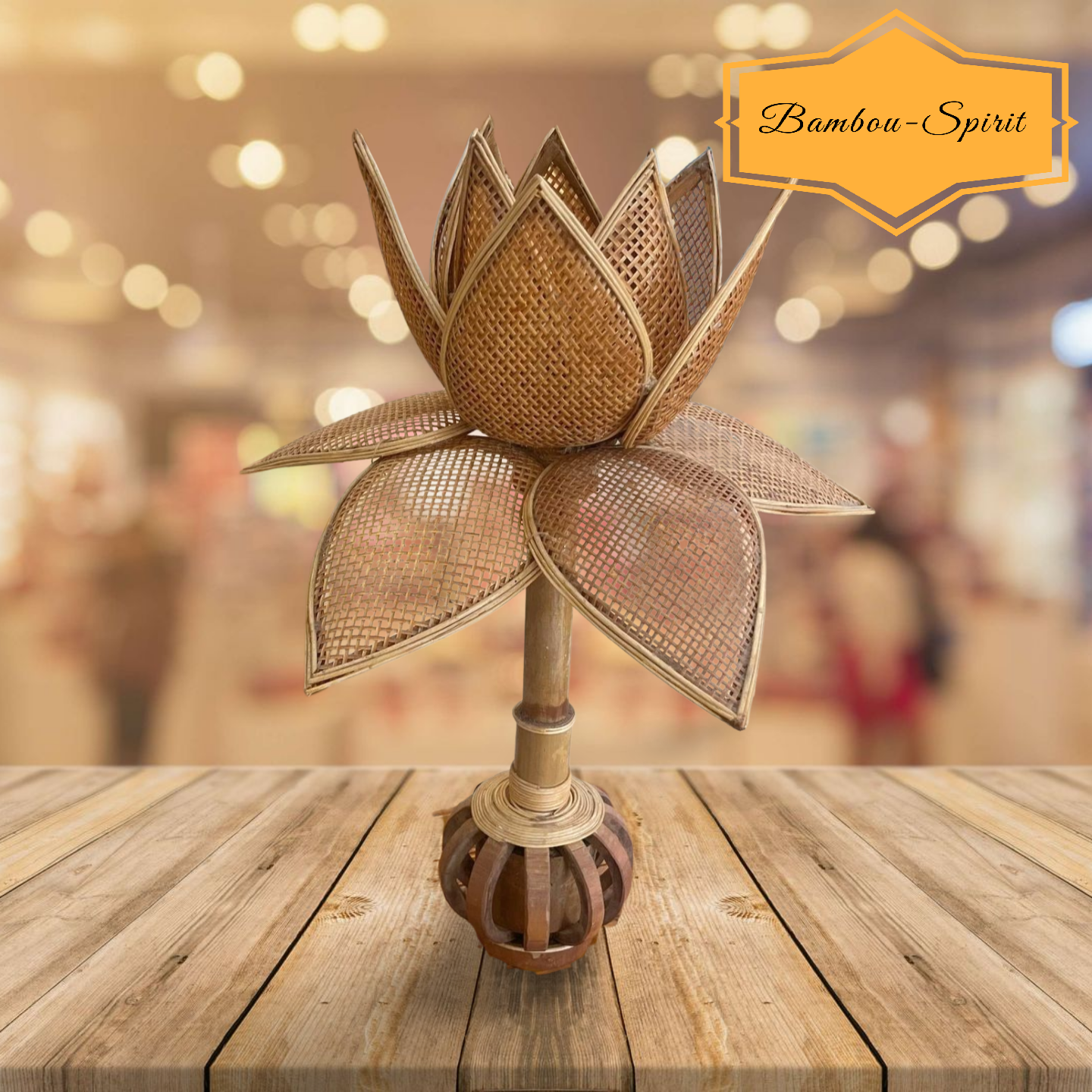 Lampes Pied de Lotus - Fabriquée main au Vietnam