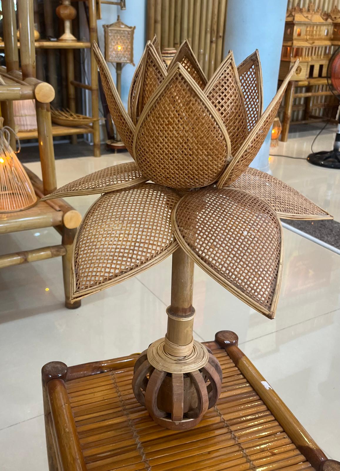 Lampes Pied de Lotus - Fabriquée main au Vietnam