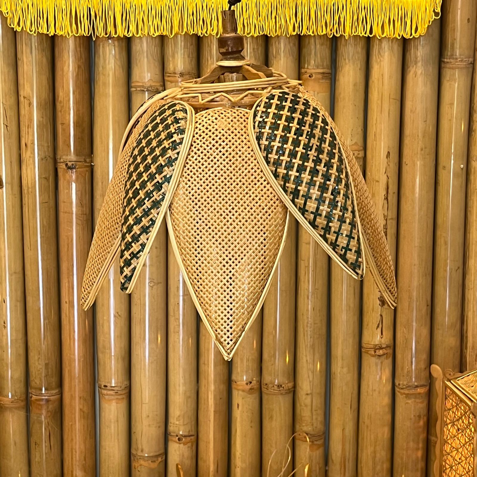 Suspension fleur de lotus - Fabriquée main au Vietnam