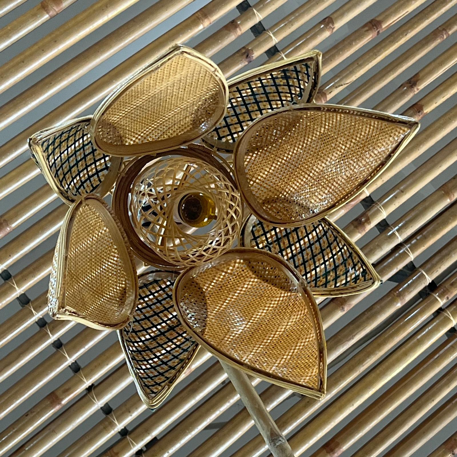 Suspension fleur de lotus - Fabriquée main au Vietnam